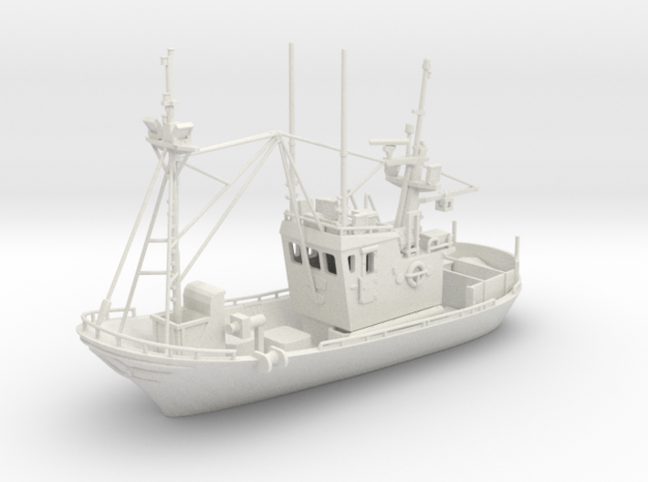 Fishingboat Ver01 . 1:96 Scale 3d printed