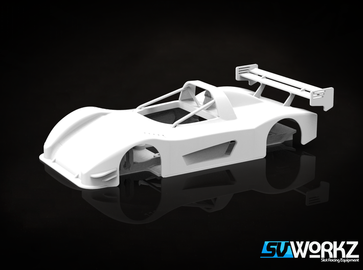 SV Workz - Radical SR3 - Rollcage & Wing (1:32) 3d printed 