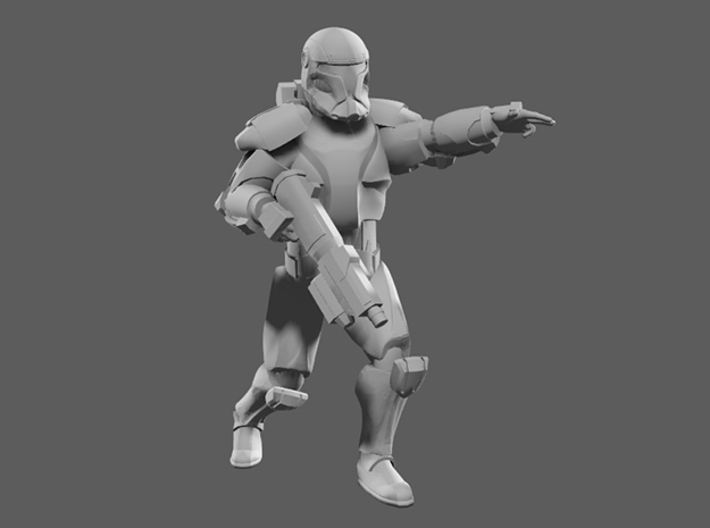 Vanguard Trooper Leader 3d printed 