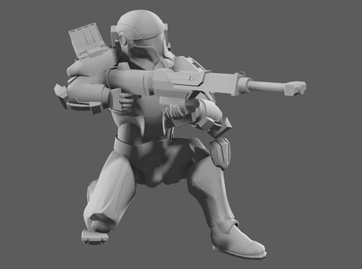 Vanguard Trooper Sniper 3d printed 