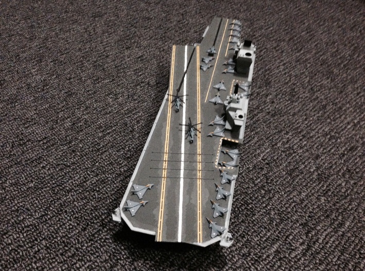 1/700 Future French Aircraft Carrier 3d printed 