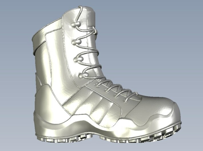 1/18 scale military boots C x 2 pairs 3d printed 
