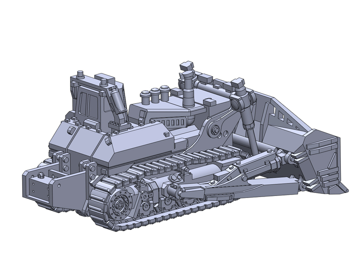 KomatsD575A Bulldozer 3d printed 