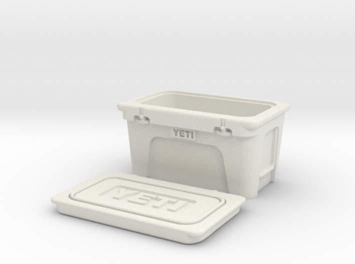 WPL 1/16th scale Yeti style cooler 3d printed