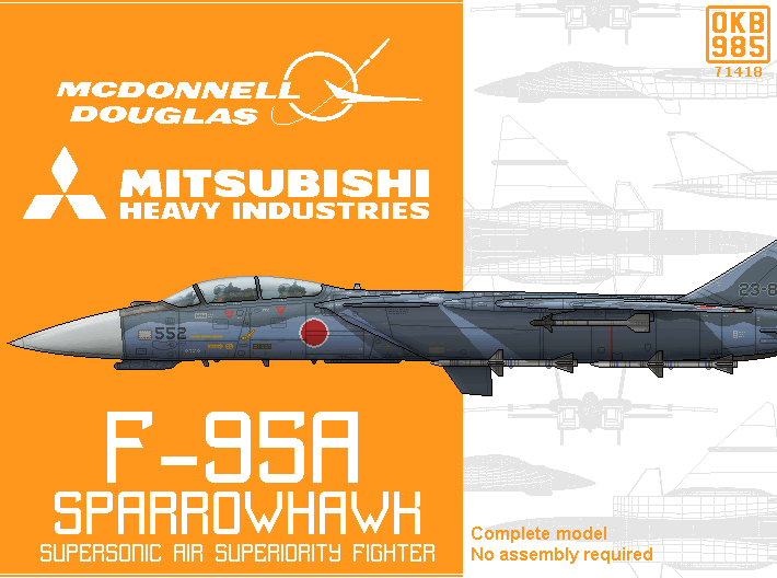 F-95A Sparrowhawk Fighter 3d printed