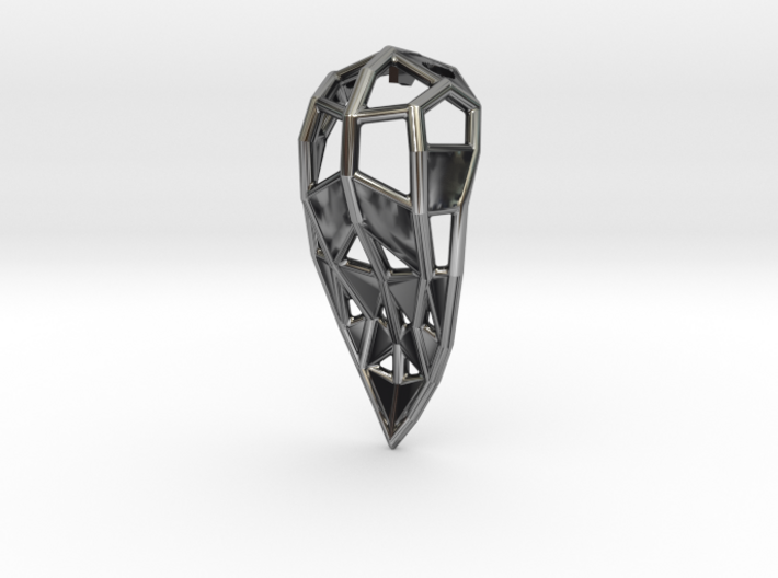 geometric leaf 3d printed 