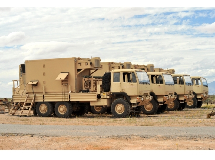 THAAD Missile  Deployment Set 3d printed Fire Control and Communications Vehicles