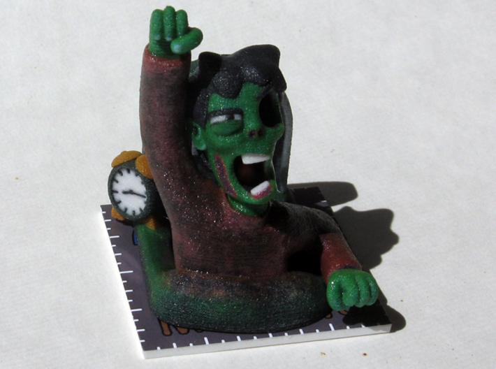 Jeff the Zombie 3d printed 