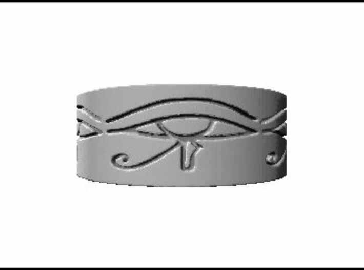 Egyptian Eye Of Horus Ring Size 6 3d printed