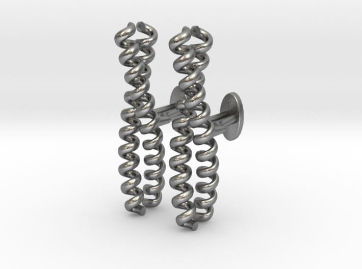 Dimeric coiled-coil cufflinks 3d printed
