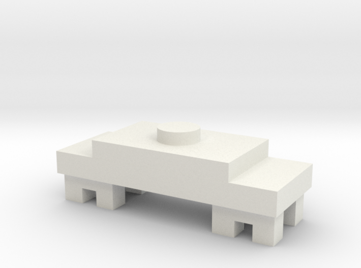 00 Unpowered Tender Chassis 3d printed