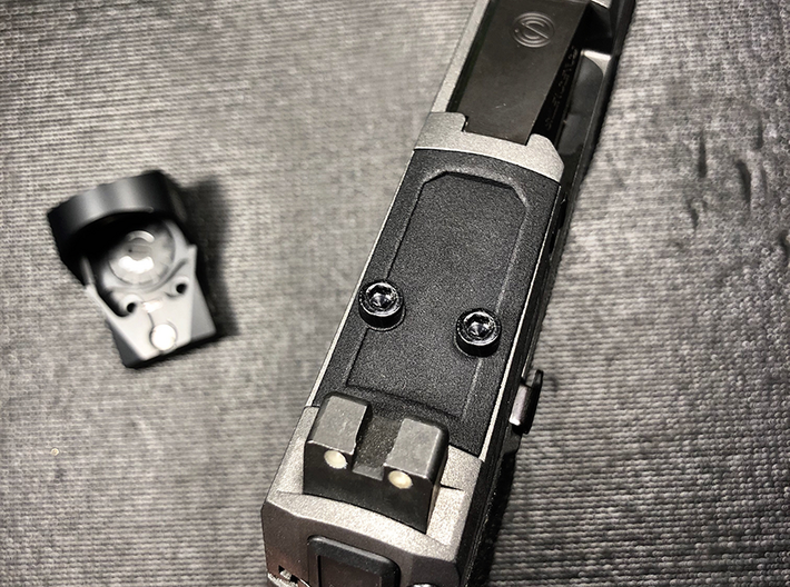 Flattop Optic Plate for SIG Romeo P320 RX 3d printed