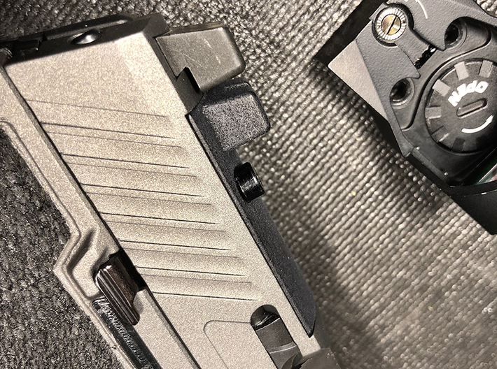 Sighted Optic Plate for SIG Romeo P320 RX  3d printed 