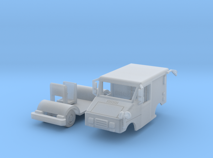 Mail Truck 1-87 HO Scale 3d printed