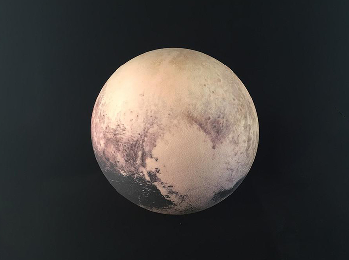 Pluto 3d printed 