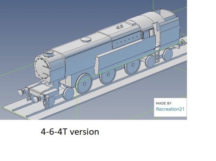 b-87-q1-loco-4-6-4T 3d printed