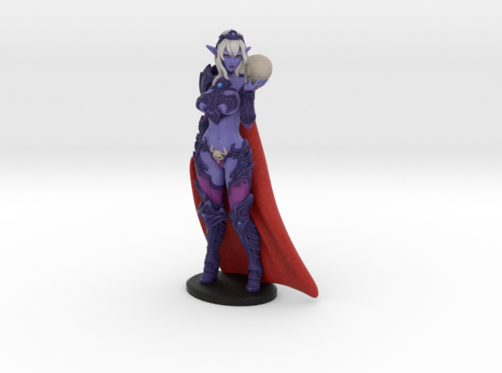 Dark Queen Syx w Cape - 200mm (approx 8 inches) 3d printed