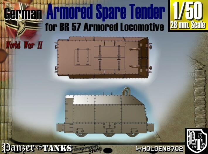1-50 Spare Tender For BP-42 3d printed 