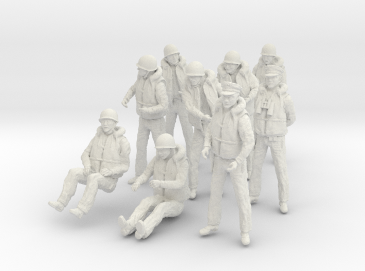 1/23 US Navy PT Boat Crew Set5 3d printed