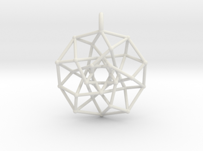 4D Archimedean Hyperform Toroidal Projection w rin 3d printed