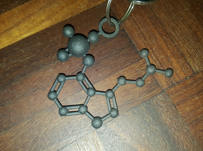 Psilocybin Molecule (large) 3d printed 