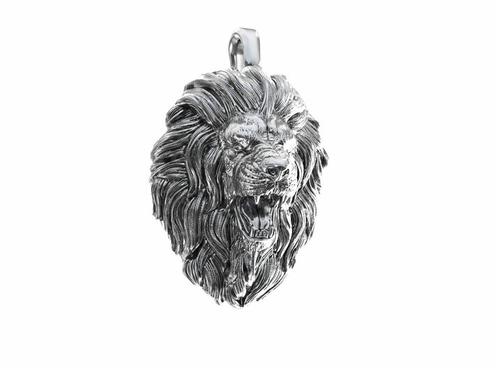 Lion Pendant 3d printed