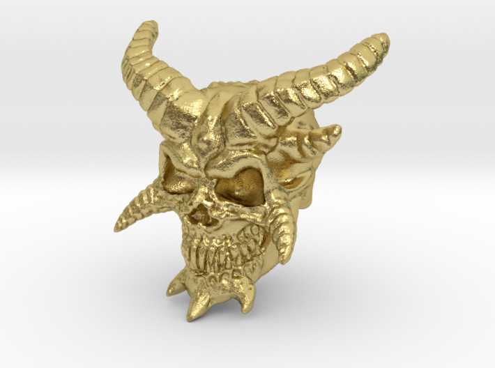Demon Skull v2 3d printed