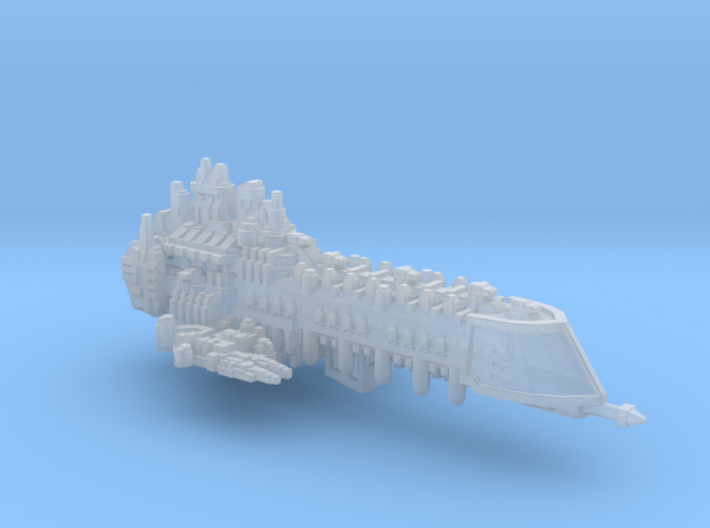 BFG Imperial Retribution Battleship fleet scale 3d printed