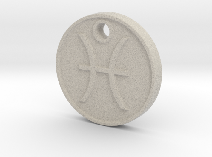 Pisces Aromatherapy Pendant 3d printed 