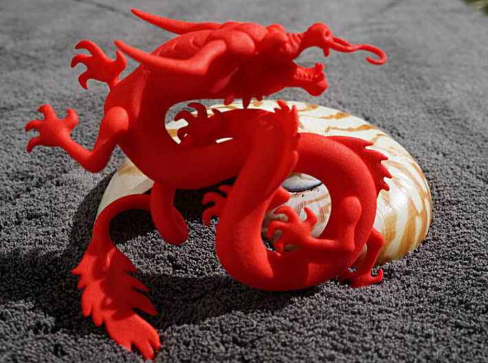 Dragon_Chinese_100mm 3d printed