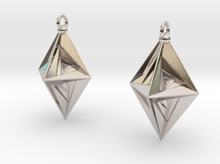 PsDode Earrings 3d printed