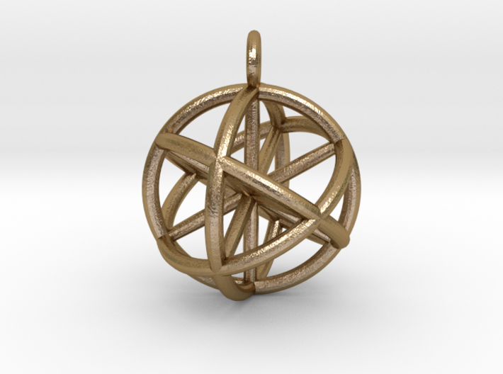 Seed of Life - 6 Axis 30mm.stl 3d printed