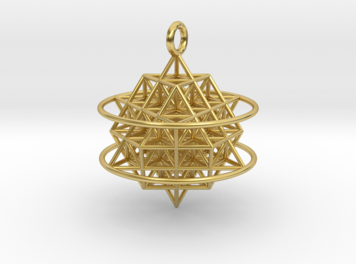 64 Tetrahedron Grid with Boundary Circles 3d printed
