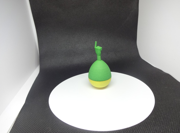 The Proclaim-O-Matic Wobbling Desk Toy 3d printed 