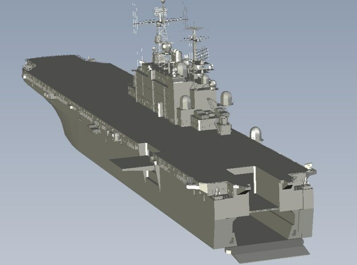 1/2000 scale USS Tarawa LHA-1 assault ships x 2 3d printed 