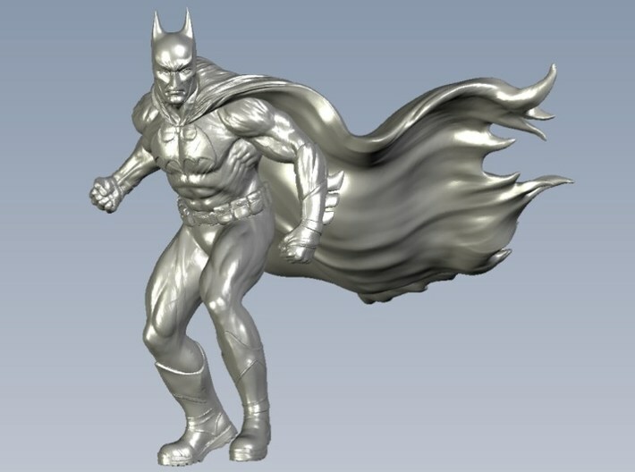 1/75 scale Batman superhero figure 3d printed 