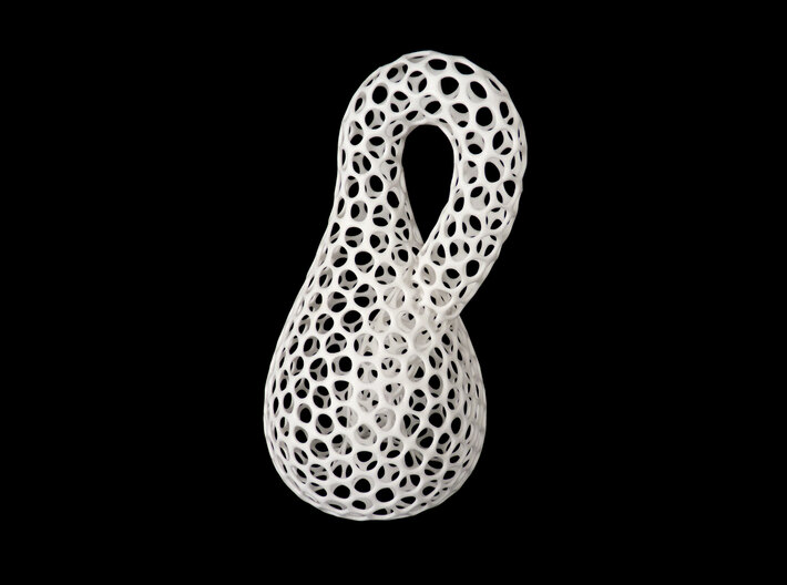 Klein Bottle - Cellular Weave (17cm / 6.7Inch) 3d printed Klein Bottle - Cellular Weave