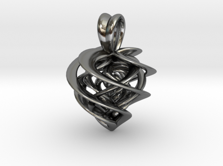 Twisted Heart 3d printed