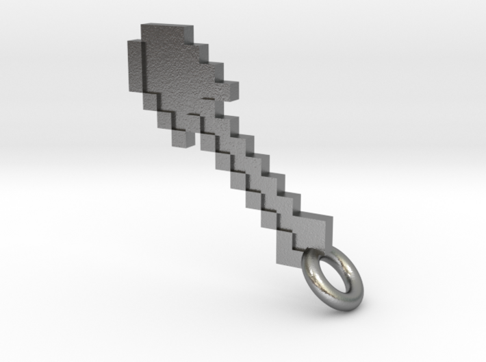 Minecraft Shovel Pendant 3d printed