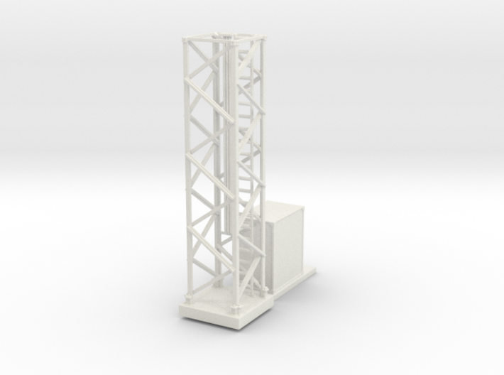 Light Tower Base Site 1-87 HO Scale 3d printed