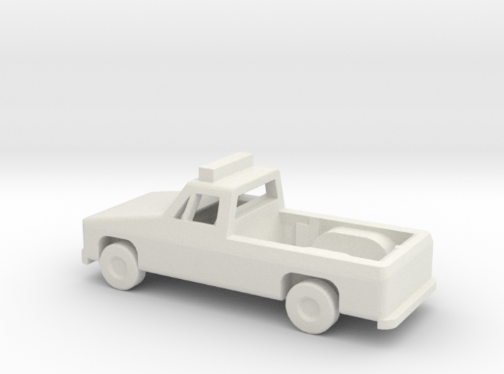 1/144 Scale Pickup With Lights 3d printed