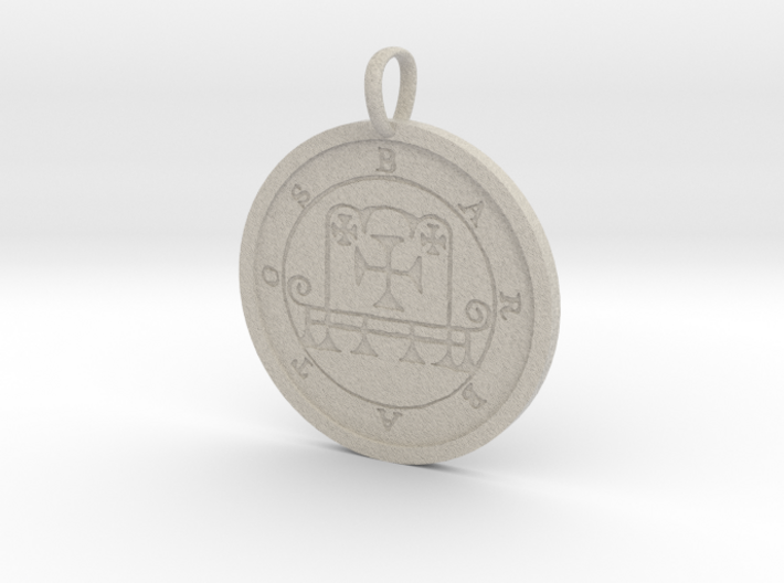 Barbatos Medallion 3d printed