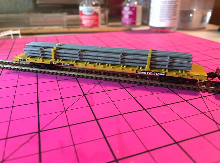 Rebar Loads - Nscale 3d printed Painting and Photo by Joe Fehr
