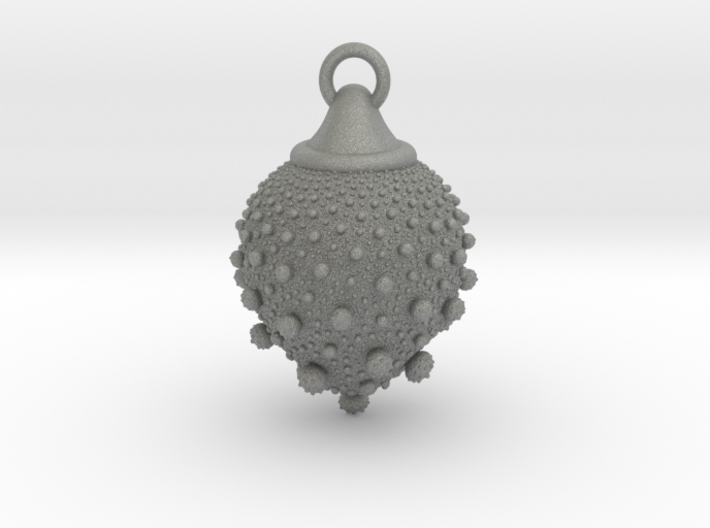 Fractal pendant - Strawberry fields 3d printed