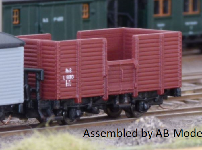 RhB L6008 Open Freight Wagon 3d printed 