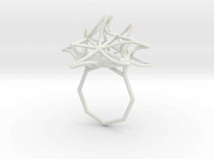 Aster Ring 9 3d printed