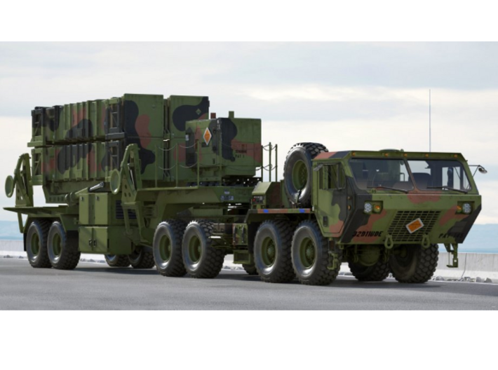 Patriot Missile Convoy 3d printed 
