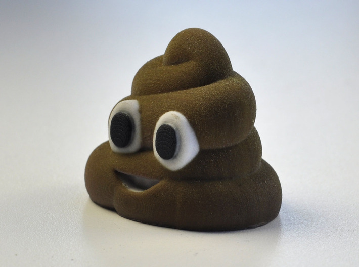 3D Emoji Mr. Poo 3d printed 