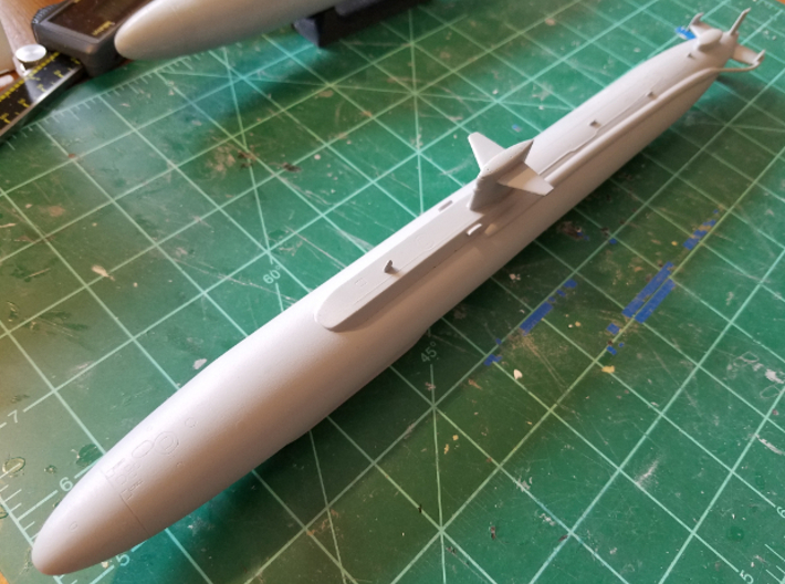 USS Parche SSN-683 Special Ops version 1/350 scale 3d printed 