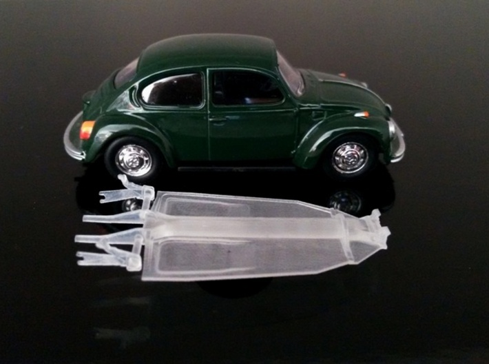 Chassis Cox / Beetle (3 inches) 3d printed 